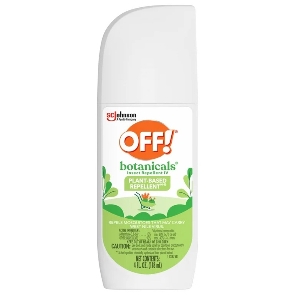 OFF! Botanicals Insect Repellent IV, Mosquito Repellent Spritz, 4 oz NWT